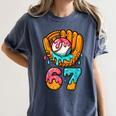 Baseball 67 Ice Cream Drip 67 Six Seven Meme 67th Birthday Women's Comfort Colors T-Shirt Moss