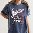Baseball Catcher Gear Home Plate Women's Comfort Colors T-Shirt Moss