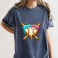 Baseball Drip For Boys Ice Cream Dripping Baseball Sport Women's Comfort Colors T-Shirt Moss Baseball Drip For Boys Ice Cream Dripping Baseball Sport Women's Comfort Colors T-Shirt Moss