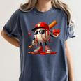Baseball Drip Ice Cream Apparel Youth Boy Valentine Women's Comfort Colors T-Shirt Moss Baseball Drip Ice Cream Apparel Youth Boy Valentine Women's Comfort Colors T-Shirt Moss