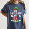 The Baseball Elf Christmas Sport Lovers Xmas Elf Women's Comfort Colors T-Shirt Moss The Baseball Elf Christmas Sport Lovers Xmas Elf Women's Comfort Colors T-Shirt Moss