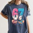 Baseball Ice Cream Drip 67 Hands Six Seven Boys Women's Comfort Colors T-Shirt Moss Baseball Ice Cream Drip 67 Hands Six Seven Boys Women's Comfort Colors T-Shirt Moss