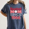 Baseball Mom Since 1966 Women's Comfort Colors T-Shirt Moss Baseball Mom Since 1966 Women's Comfort Colors T-Shirt Moss