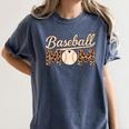 Baseball Mom Mothers' Day Women's Comfort Colors T-Shirt Moss