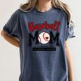 Baseball Mom Red Varsity Baseball Mama Cute Mother's Day Women's Comfort Colors T-Shirt Moss Baseball Mom Red Varsity Baseball Mama Cute Mother's Day Women's Comfort Colors T-Shirt Moss