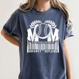 Baseball Mom Scan For Payment Sporty Humor Women's Comfort Colors T-Shirt Moss