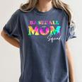Baseball Mom Squad Tie Dye Cute Ball Mom Women's Comfort Colors T-Shirt Moss Baseball Mom Squad Tie Dye Cute Ball Mom Women's Comfort Colors T-Shirt Moss