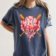 Baseball Pink Camo Ice Cream Youth Boys Girls Women's Comfort Colors T-Shirt Moss Baseball Pink Camo Ice Cream Youth Boys Girls Women's Comfort Colors T-Shirt Moss
