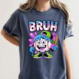 Bruh Baseball Drip Boys Youth Ice Cream Dripping Baseball Women's Comfort Colors T-Shirt Moss Bruh Baseball Drip Boys Youth Ice Cream Dripping Baseball Women's Comfort Colors T-Shirt Moss