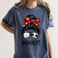 Classy Nana Life Soccer Messy Bun Baseball Mother's Day Women's Comfort Colors T-Shirt Moss Classy Nana Life Soccer Messy Bun Baseball Mother's Day Women's Comfort Colors T-Shirt Moss