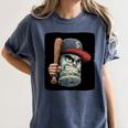 Cool Dollar Bill Guy With Cap And Baseball Costume Premium Tri-Blend Women's Comfort Colors T-Shirt Moss