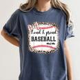 Loud & Proud Baseball Mom Women Women's Comfort Colors T-Shirt Moss