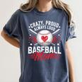 Proud Baseball Mom For Women Mom Baseball Mama Women's Comfort Colors T-Shirt Moss