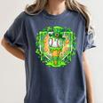 St Patrick Day Baseball Drip Ice Cream Baseball Home Plate Women's Comfort Colors T-Shirt Moss St Patrick Day Baseball Drip Ice Cream Baseball Home Plate Women's Comfort Colors T-Shirt Moss
