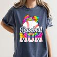 Tie Dye Baseball Mom Baseball Mama Sport Mother's Day Women's Comfort Colors T-Shirt Moss Tie Dye Baseball Mom Baseball Mama Sport Mother's Day Women's Comfort Colors T-Shirt Moss