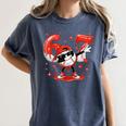 Valentines Day Six Seven Baseball 6 7 Meme Dab Heart Boys Women's Comfort Colors T-Shirt Moss Valentines Day Six Seven Baseball 6 7 Meme Dab Heart Boys Women's Comfort Colors T-Shirt Moss