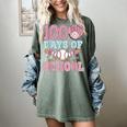 100 Days Of School Baseball 100th Day Of School Girls Women's Comfort Colors T-Shirt Berry