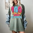100 Days Of School Baseball Drip 100th Day Of School Women's Comfort Colors T-Shirt Berry