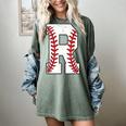 Baseball Alphabet Monogram Initial Letter R Women's Comfort Colors T-Shirt Berry