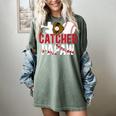 Baseball Catcher Papaw Proud Papaw Of A Baseball Catcher Women's Comfort Colors T-Shirt Berry Baseball Catcher Papaw Proud Papaw Of A Baseball Catcher Women's Comfort Colors T-Shirt Berry