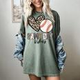 Baseball Game Day Vibes Baseball Mom Mama Leopard Cute Women's Comfort Colors T-Shirt Berry
