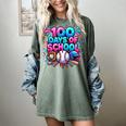 Baseball Ice Cream Drip 100 Days Of School Student Teacher Women's Comfort Colors T-Shirt Berry