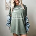 Baseball Mom Definition Sarcastic Sports Women's Comfort Colors T-Shirt Berry