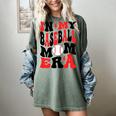 In My Baseball Mom Era Groovy Mom Women's Comfort Colors T-Shirt Berry