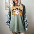 Baseball Mom Sports Orange Women's Comfort Colors T-Shirt Berry