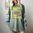 Baseball Mom Traits For Great Mothers Grey And Yellow Women's Comfort Colors T-Shirt Berry