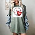 Bleached Custom Baseball Mom Number 7 Heart For Mom Women's Comfort Colors T-Shirt Berry Bleached Custom Baseball Mom Number 7 Heart For Mom Women's Comfort Colors T-Shirt Berry