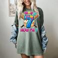 Blue Checkered I Was 6 Now I'm 7 Birthday Cake Baseball Drip Women's Comfort Colors T-Shirt Berry Blue Checkered I Was 6 Now I'm 7 Birthday Cake Baseball Drip Women's Comfort Colors T-Shirt Berry