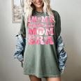 Coquette Bow In My Baseball Mom Era Baseball Mama Mother Day Women's Comfort Colors T-Shirt Berry