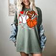 Cute Heart Baseball Basketball Football Valentine Boy Men Women's Comfort Colors T-Shirt Berry Cute Heart Baseball Basketball Football Valentine Boy Men Women's Comfort Colors T-Shirt Berry
