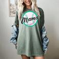 Cute Mama Script Font On Baseball Mom Women's Comfort Colors T-Shirt Berry Cute Mama Script Font On Baseball Mom Women's Comfort Colors T-Shirt Berry