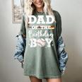 Dad Of The Birthday Boy Baseball Bday Family Women's Comfort Colors T-Shirt Berry