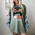 Grandma Life Basketball And Baseball Mom Funny Women's Comfort Colors T-Shirt Berry