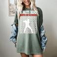 I Hit 100 Days Of School Baseball 100 Day Of School Women's Comfort Colors T-Shirt Berry I Hit 100 Days Of School Baseball 100 Day Of School Women's Comfort Colors T-Shirt Berry