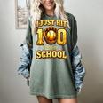 I Just Hit 100 Days Of School Baseball Boys Kids 100th Day Women's Comfort Colors T-Shirt Berry I Just Hit 100 Days Of School Baseball Boys Kids 100th Day Women's Comfort Colors T-Shirt Berry