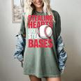 Kids Stealing Hearts Like I Steal Bases Cute Baseball Boys Women's Comfort Colors T-Shirt Berry Kids Stealing Hearts Like I Steal Bases Cute Baseball Boys Women's Comfort Colors T-Shirt Berry