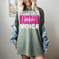 Mothers Don'T Make Me Use My Baseball Mom Voice Women's Comfort Colors T-Shirt Berry