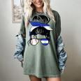 Nicaraguan Baseball Mom Nicaragua Flag Baseball Girl Women's Comfort Colors T-Shirt Berry
