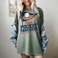 Pat's Pocket Pancakes Flag Baseball On Pancake Women's Comfort Colors T-Shirt Berry