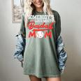 Somebody's Loud Mouth Baseball Mom Mama Women's Comfort Colors T-Shirt Berry Somebody's Loud Mouth Baseball Mom Mama Women's Comfort Colors T-Shirt Berry
