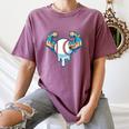 Baseball Drip Ice Cream Strong Character Women's Comfort Colors T-Shirt Blue Jean Baseball Drip Ice Cream Strong Character Women's Comfort Colors T-Shirt Blue Jean