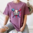Baseball Lifestyle Shirt Youth Baseball Drip Icecream Boys Women's Comfort Colors T-Shirt Blue Jean