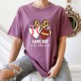 Game Day Vibes Football Baseball Mom Heart Women's Comfort Colors T-Shirt Blue Jean Game Day Vibes Football Baseball Mom Heart Women's Comfort Colors T-Shirt Blue Jean