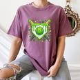 St Patrick Day Baseball Drip Ice Cream Boys Men Women's Comfort Colors T-Shirt Blue Jean