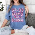 100 Days Of School Baseball Boys Six Seven Drip 100th Day Women's Comfort Colors T-Shirt Chalky Mint 100 Days Of School Baseball Boys Six Seven Drip 100th Day Women's Comfort Colors T-Shirt Chalky Mint