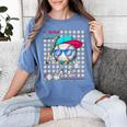 100 Days Of School Baseball Drip Ice Cream Boys Kids Women's Comfort Colors T-Shirt Chalky Mint